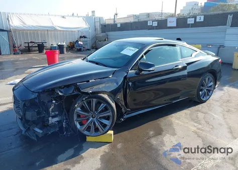2022 Infiniti Q60 Red Sport 400 from USA, damaged, VIN JN1FV7LL4NM680546